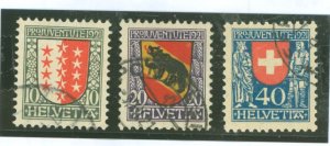 Switzerland #B18-20  Single (Complete Set)