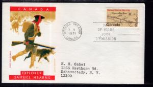 Canada 540 Samuel Herne Jackson Typed FDC