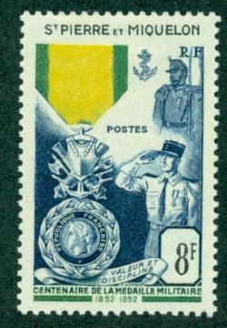 St. Pierre & Miquelon #345  Mint  VF VLH  Scott $17.00  