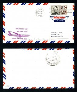 # C59 First Flight cover Pakistan Airlines from New York to Karachi - 7-29-1961