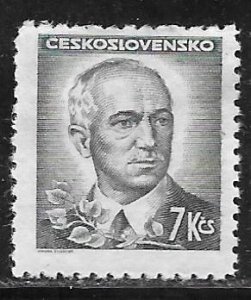 Czechoslovakia 299: 7k Dr. Edvard Benes (1884-1948), MH, F-VF