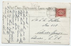 1910 Norway postcard message in Esperanto [y6970]