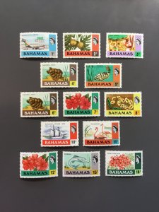 Bahamas #313-325 F-VF MNH. Set complete to the 18 cent. Scott $ 12.40