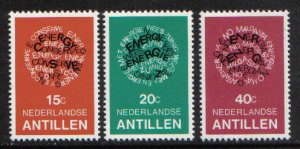 Netherlands Antilles #418-420  MNH  1978   conserve energy