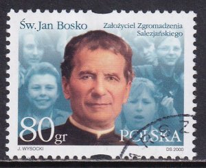 Poland 2000 Sc 3542 St John Bosco and Adolescents Stamp CTO