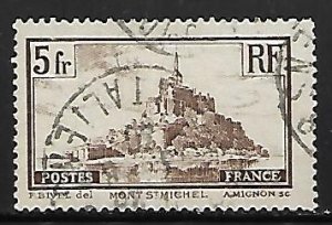 France - Mont-Saint-Michel (Die I) - Scott #249 - F-VF - USED