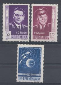 Romania 1962 STAMPS Vostok SPACE SHUTTLE Cosmos Russia MNH astronauts POST