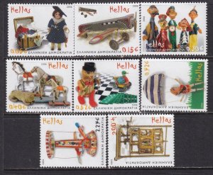 Greece 2006 SC 2282-2289 MNH Toys and Games Set 