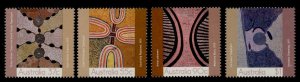 Australia 1087-90 MNH Aboriginal Paintings, Art