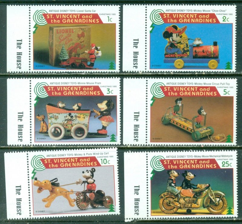 ST. VINCENT SCOTT #'s 2231-2236, 1995 DISNEY, MINT, OG, NH, GREAT PRICE!