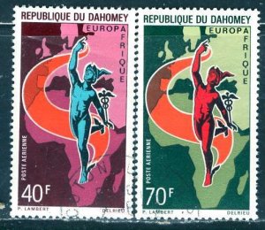 Dahomey; 1970: Sc. # C127-C128; Used CTO Cpl Set