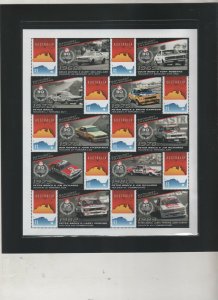 Australian Stamps Mint Holden Bathurst Champions Sheetlet 1968 -  2015  30 Years