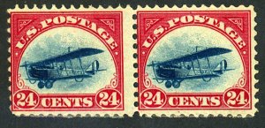 U.S. #C3 MINT PAIR OG HR