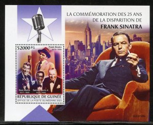 GUINEA 2023 25th MEMORIAL OF FRANK SINATRA SOUVENIR SHEET MINT NH