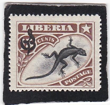 Liberia   #   O - 50   unused 