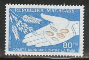 Madagascar Malagasy Scott 511 MNH**  1974 Hunger stamp