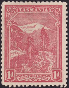 Tasmania 1905 #103b xf mh xf;  'Mt. Wellington'