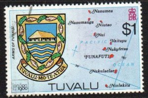 Tuvalu Sc #136 Used