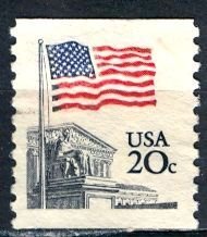 USA; 1981: Sc. # 1895:  Used Perf. 10 Coil Single Stamp