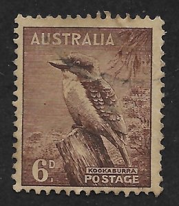 Australia #173 6p Birds - Kookaburra - Kingfisher