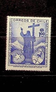 CHILE Sc 289 NH ISSUE OF 1955 - MONUMENT