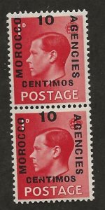 GREAT BRITAIN OFFICES - MOROCCO SC# 79-79a  FVF/MLH 1936