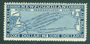 SG 197 Newfoundland 1931. $1 deep blue. A fine fresh unmounted mint example...
