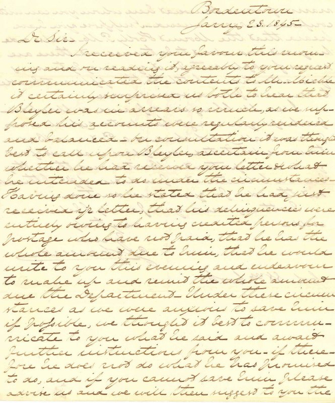 BORDENTOWN NJ POST OFFICE HISTORCIAL DOCUMENTS