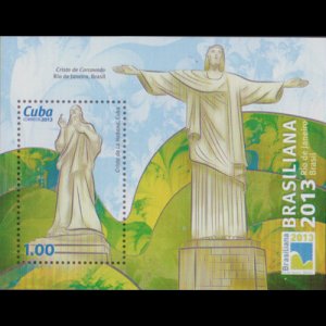 CUBA 2013 - Scott# 5445 S/S Jesus Statue NH
