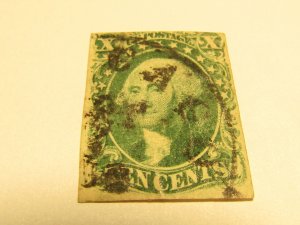 US Stamp, Scott # 14 Type II, 1855 used, with Richard Doporto Certificate,