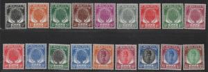 $Malaya-Kedah Sc#61-81 M/LH/VF, complete set, Cv. $169.85