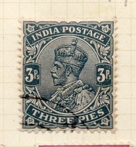 India 1926-33 Early Issue Fine Used 3p. 165571