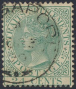 Straits Settlements    SC# 54 Used  see details & scans