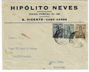 Cape Verde 1938 advertising cover to Germany, Scott 229