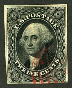 U.S. #17 USED RED CANCEL