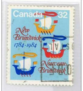 Canada 1984 - Scott 1014 used - 32c, New Brunswick 