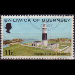 GUERNSEY 1976 - Scott# 133 Lighthouse 11p Used