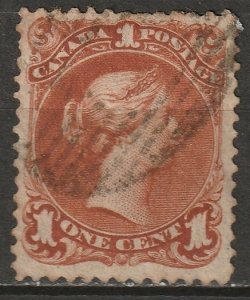 Canada 1868 Sc 22 used