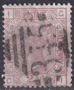 Great Britain #67 Plate 13 F-VF Used  CV $60.00 Z24