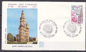 France, Scott cat. 1543. St. Amand Church issue. First day cover. ^