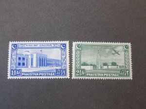 Pakistan 1948 Sc 20-21 MNH