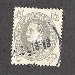 Denmark #215, King Christian X, Used**-