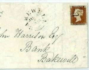 GB Cover MALTESE CROSS *Bakewell* 1842 Derbys Darley Dale Letter {samwells}CX127