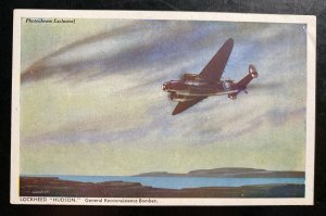 1940s USA Air Force PO 557 Picture Postcard Cover To York PA Lockheed Hudson