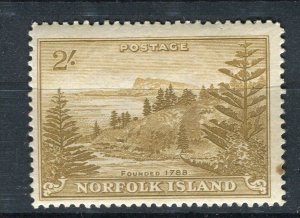 NORFOLK ISLAND; 1947 early Ball Bay issue fine Mint hinged Shade of 2s. value