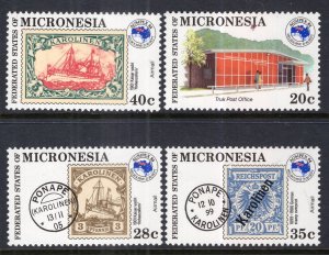 Micronesia 21,C4-C6 Stamp on Stamp MNH VF