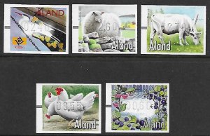 Aland - Franking Labels - MiAT10-AT14 - MNH