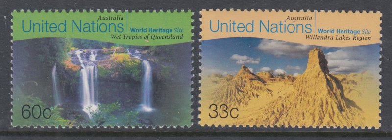 UN New York 754-755 MNH VF