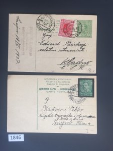 $1 World MNH Stamps (1846), Yugoslavia Kingdom covers, 1930s, see image