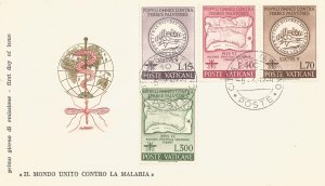 Vatican City Malaria fdc #!